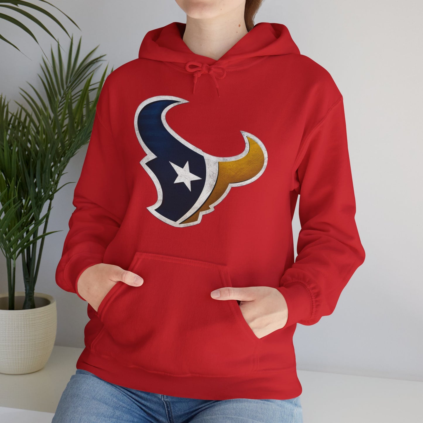 Premium Redesigned Houston Football Logo Hoodie | High-Quality Hoodie for Ultimate Comfort & Style