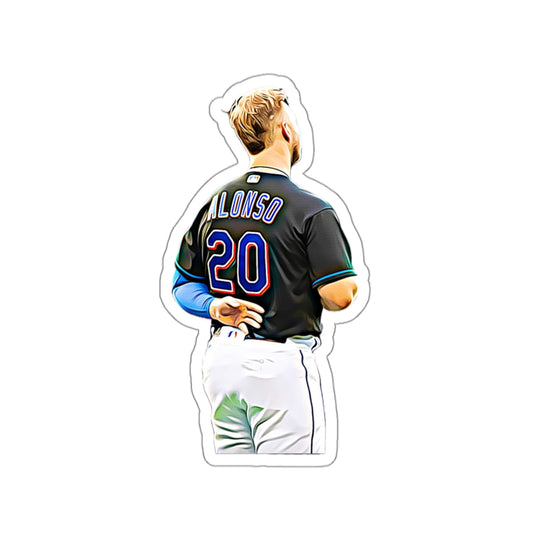 Pete Alonso Sticker | New York Mets #20 | Baseball Laptop & Water Bottle Sticker