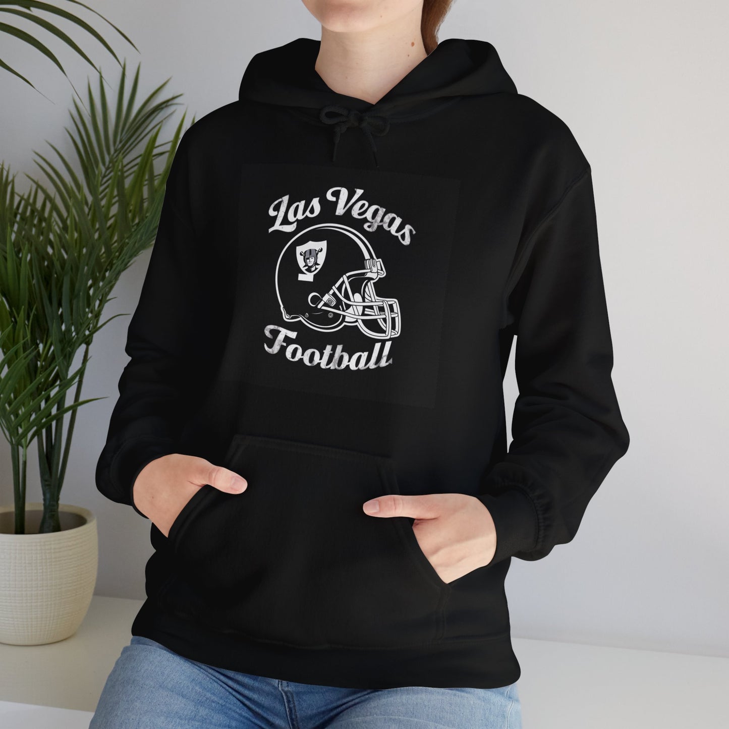 Las Vegas Football Hoodie | Retro Football Helmet Design | Warm & Stylish Raiders Fan Gear