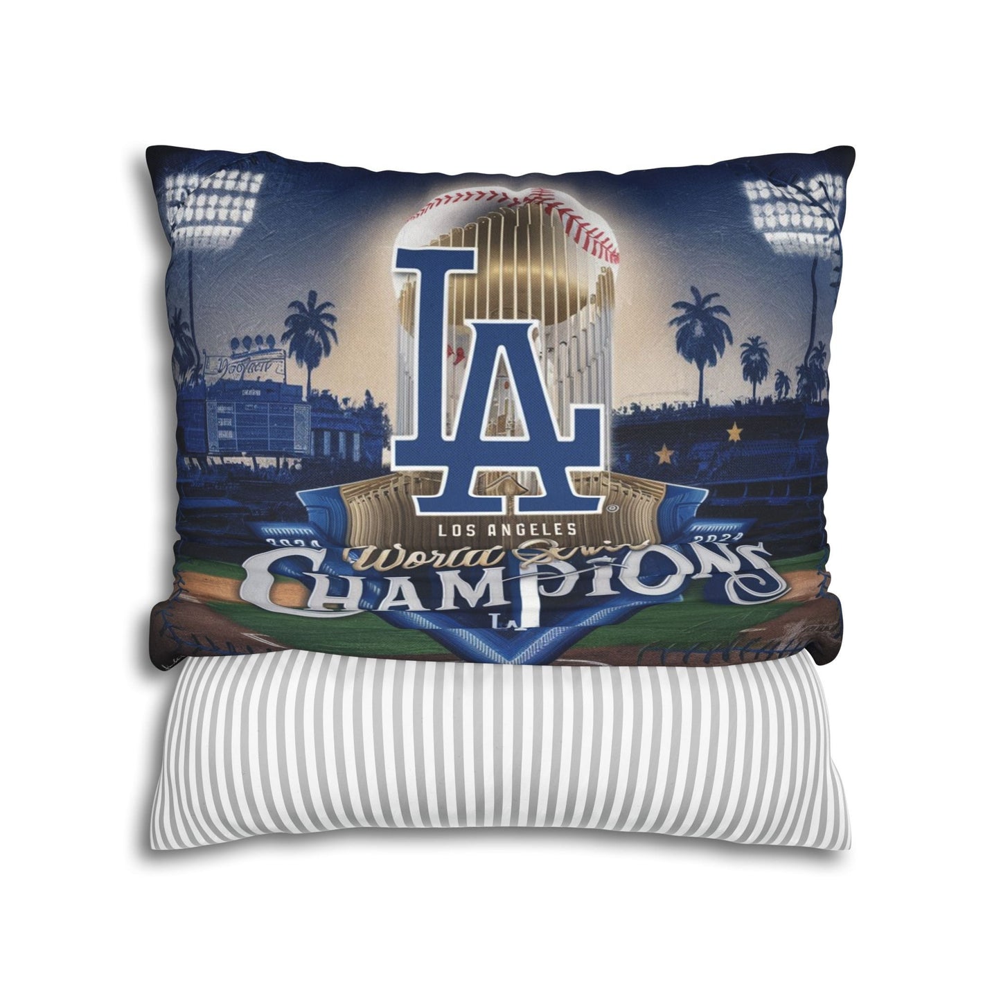 2024 Dodgers World Series Champions Pillow | Celebrate Victory with Iconic Stadium Scene