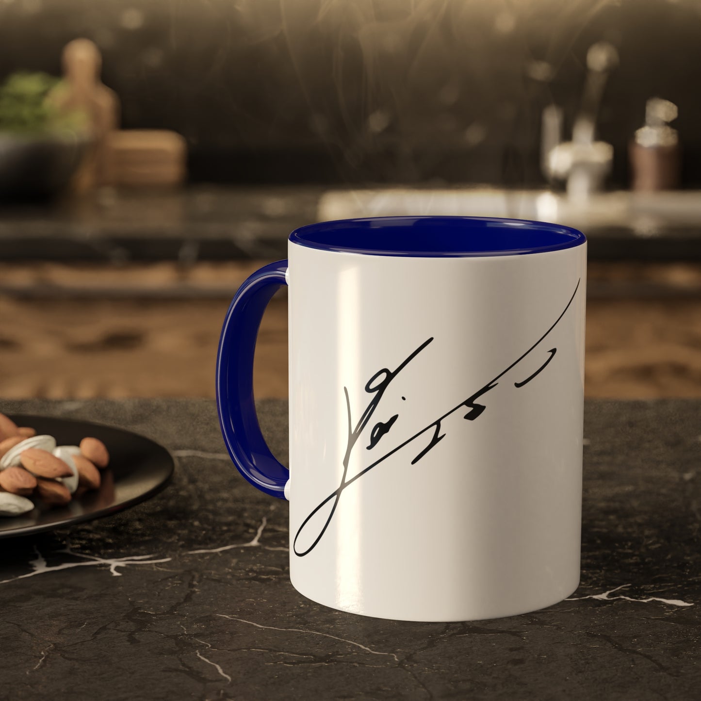 Lionel Messi Goal Celebration Mug – Iconic Barcelona Moment with Messi's Signature