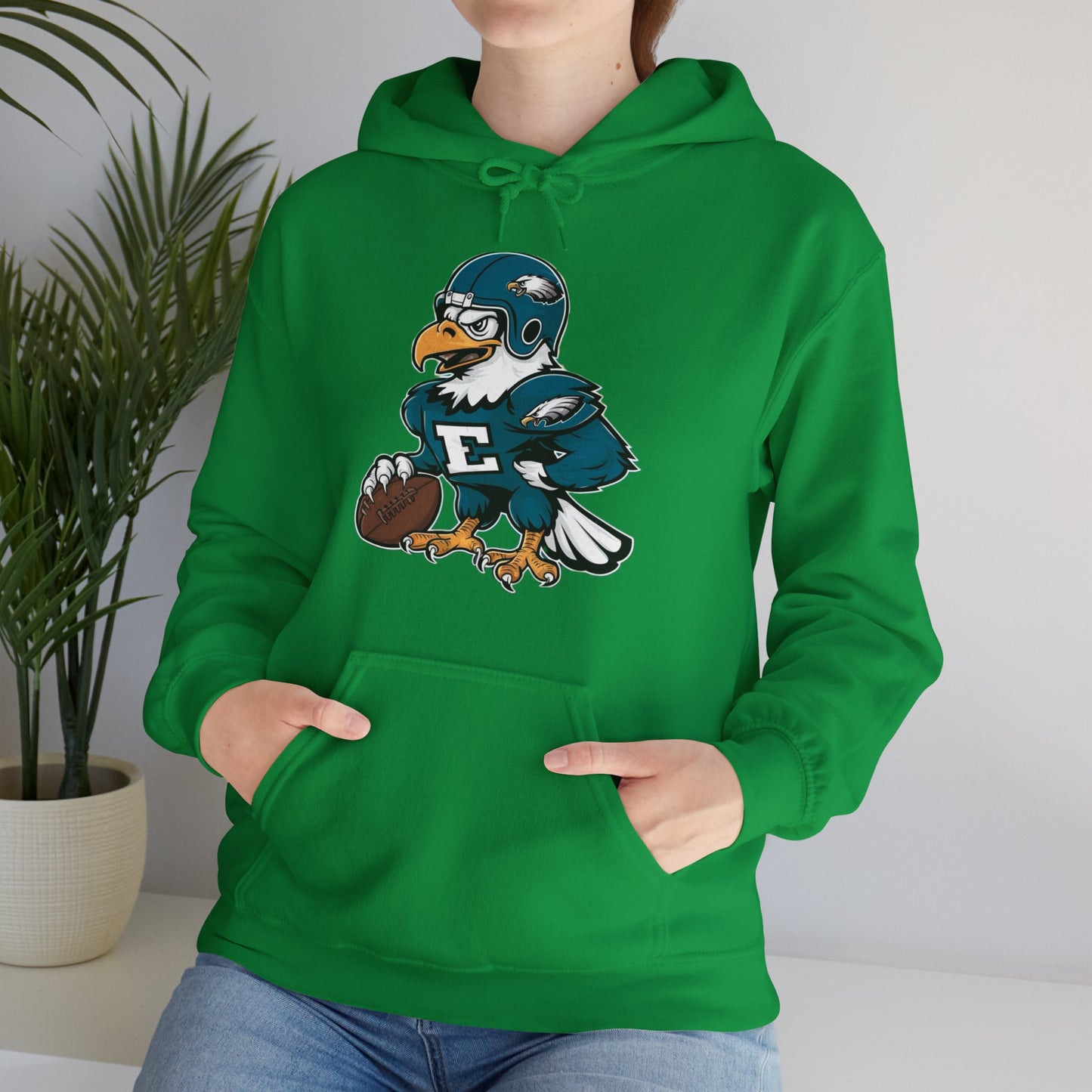 Philadelphia Eagles Vintage Football Hoodie | Retro Eagles Graphic Pullover | NFL Eagles Fan Gear | The Birds Pollover Hoodie