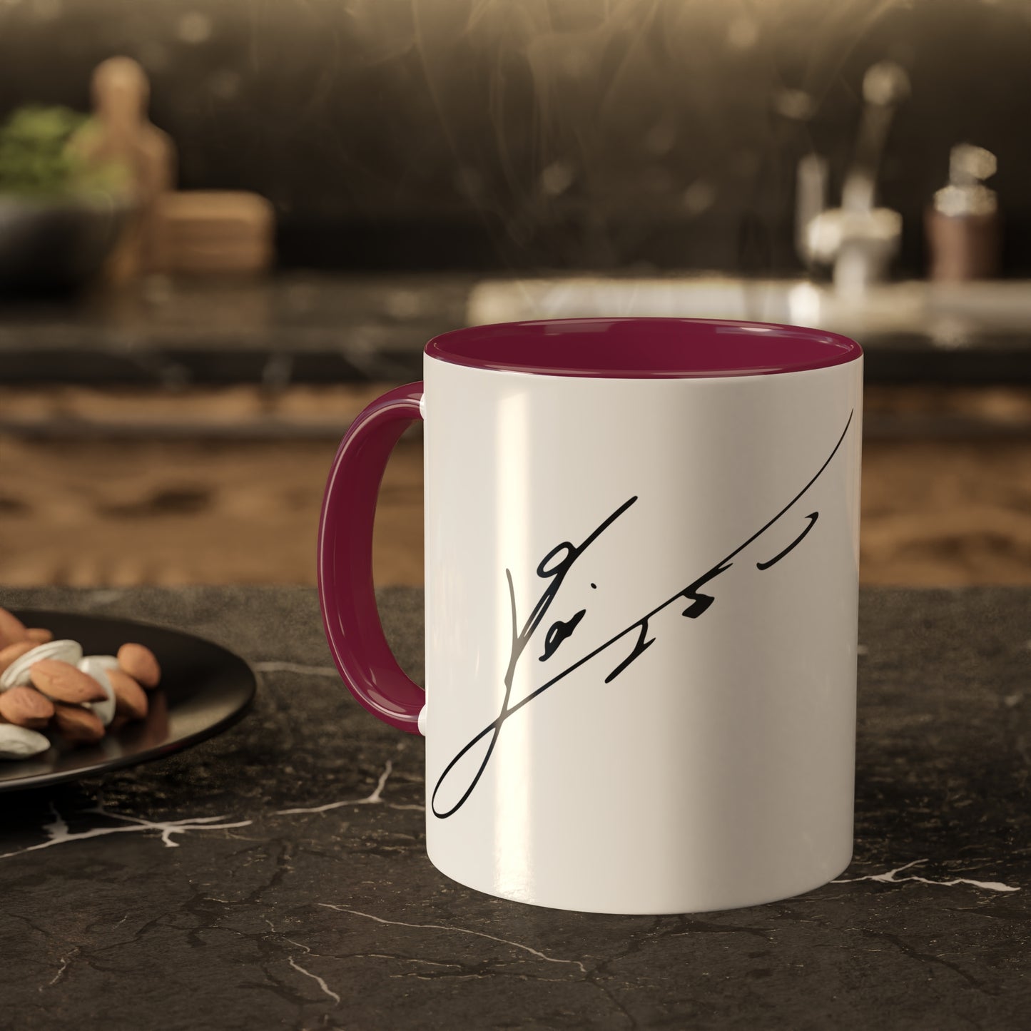 Lionel Messi Goal Celebration Mug – Iconic Barcelona Moment with Messi's Signature