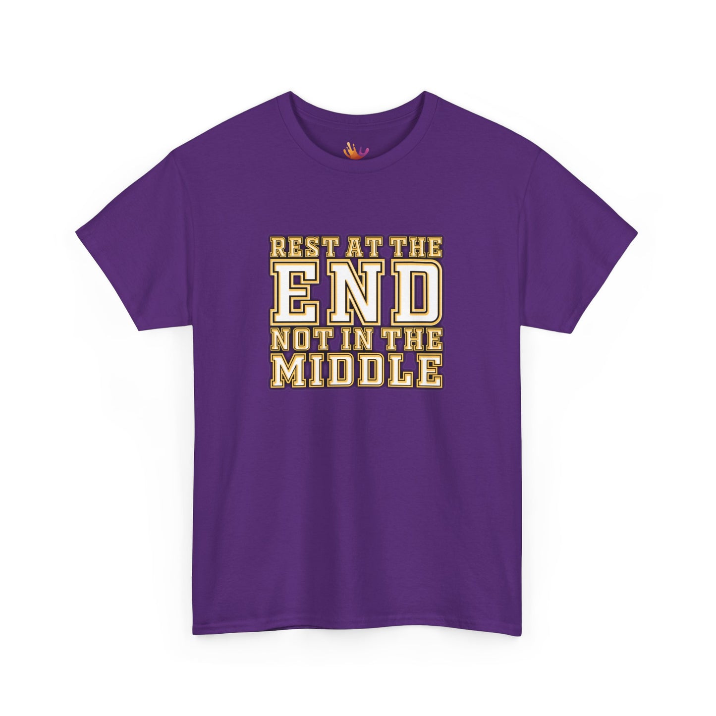 Kobe Bryant's BEST Quote Rest At The End, Not In The Middle Cotton T-shirt