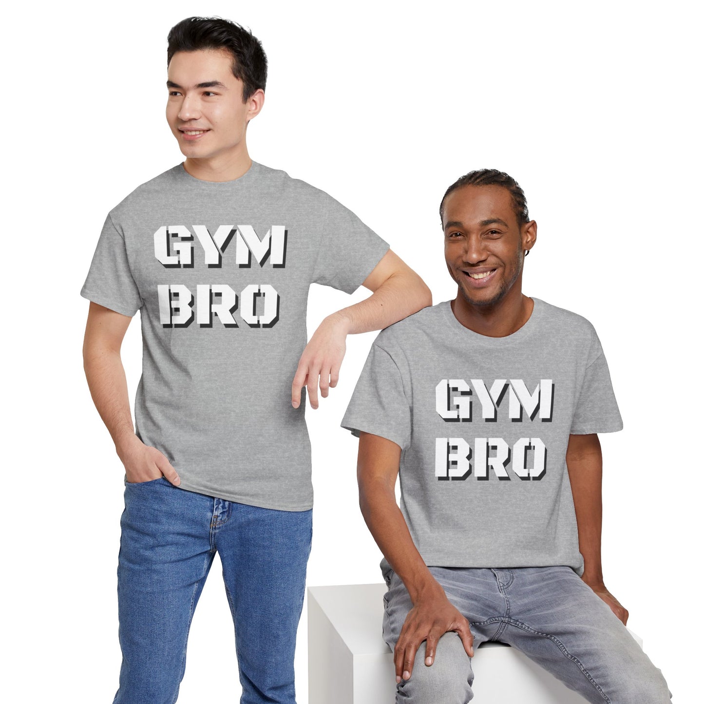 GYM BRO T-Shirt | Perfect for Gym Enthusiasts, Fitness Fanatics, and Athletes | Stylish Workout Unisex Tee | Funny Gym Shirt Gym Buddy Gift