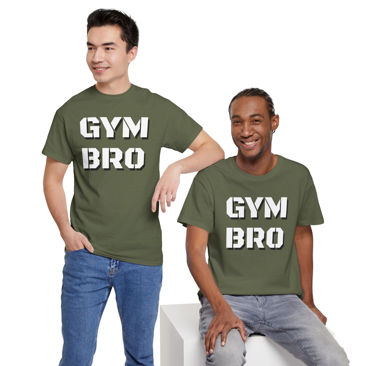 GYM BRO T-Shirt | Perfect for Gym Enthusiasts, Fitness Fanatics, and Athletes | Stylish Workout Unisex Tee | Funny Gym Shirt Gym Buddy Gift