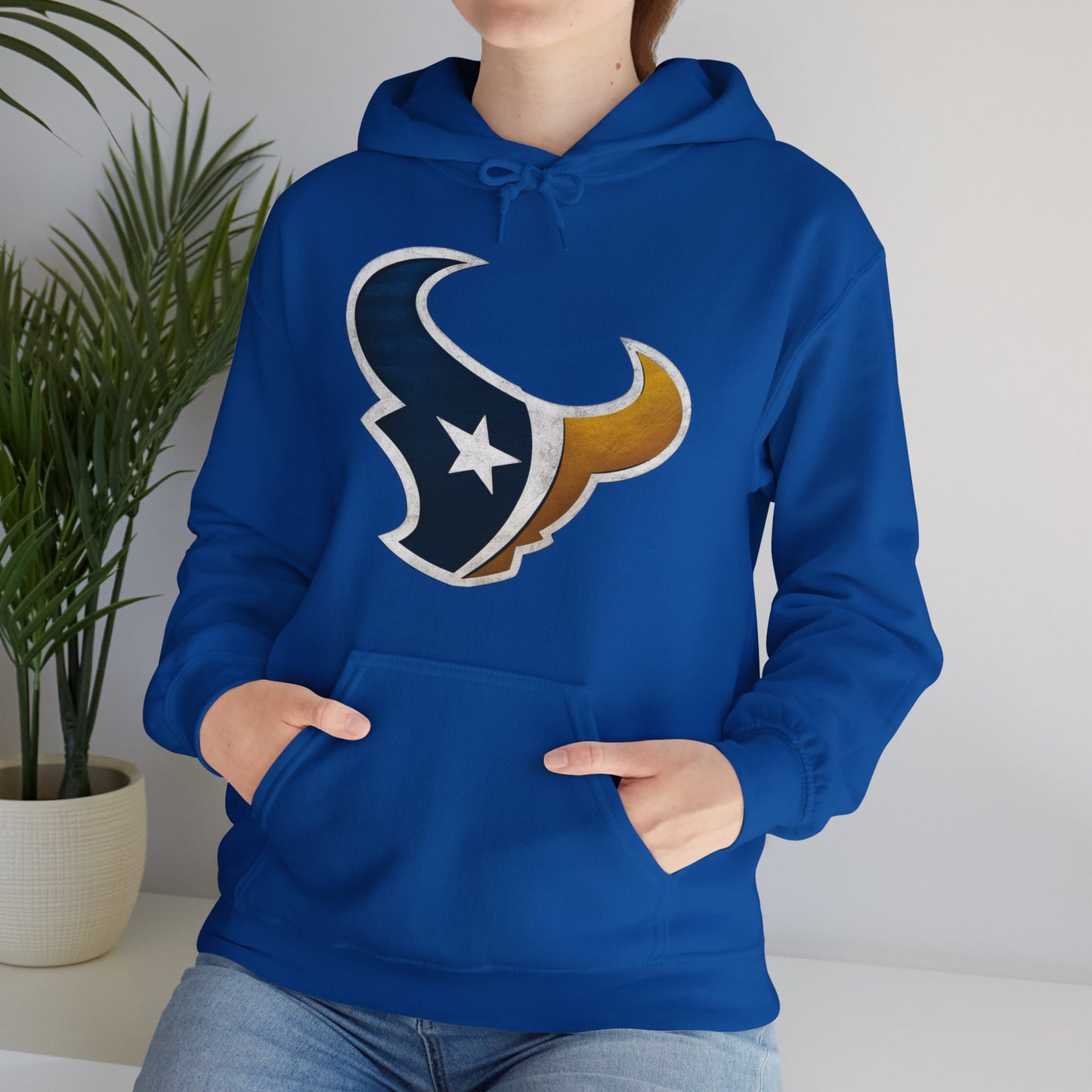 Premium Redesigned Houston Football Logo Hoodie | High-Quality Hoodie for Ultimate Comfort & Style