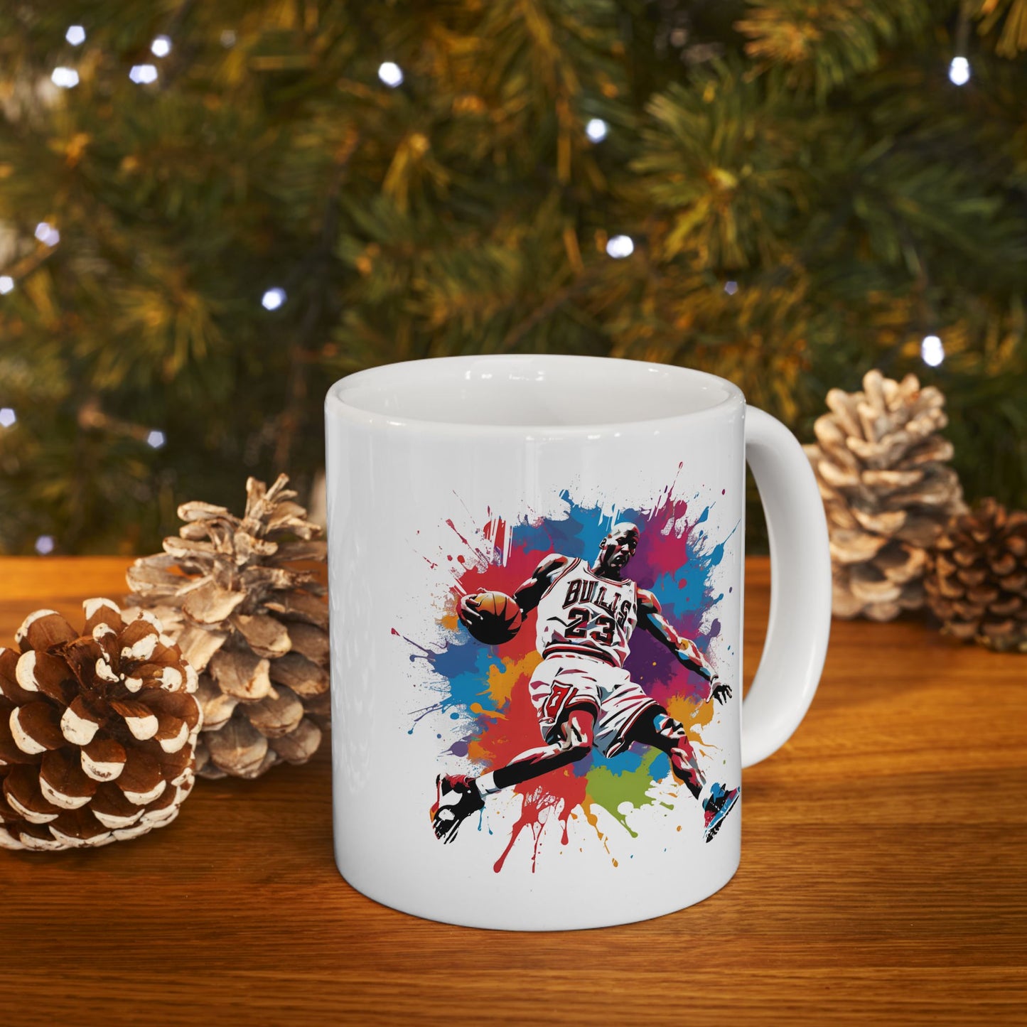 Michael Jordan Color Splash Ceramic Coffee Mug | Avaialble in 11oz and 15oz