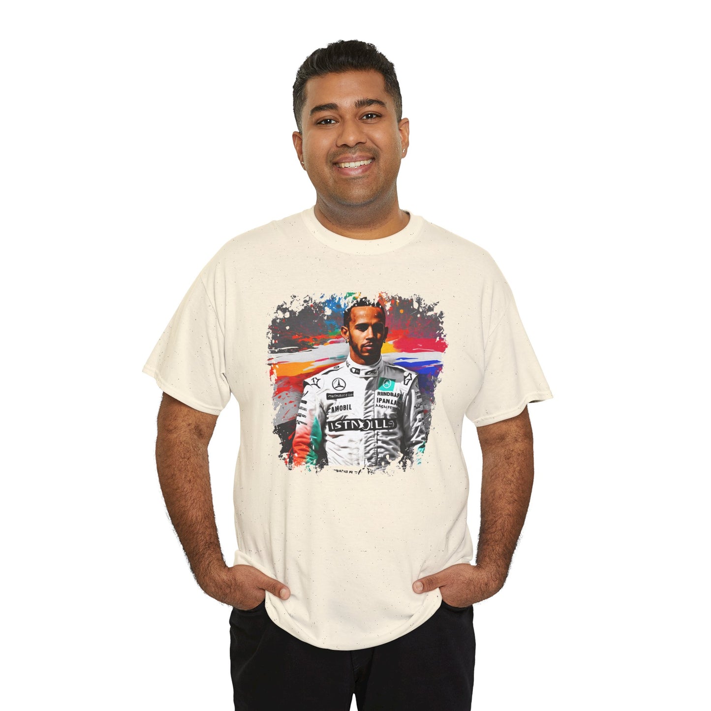 Lewis Hamilton Inspired Color Splash T-Shirt