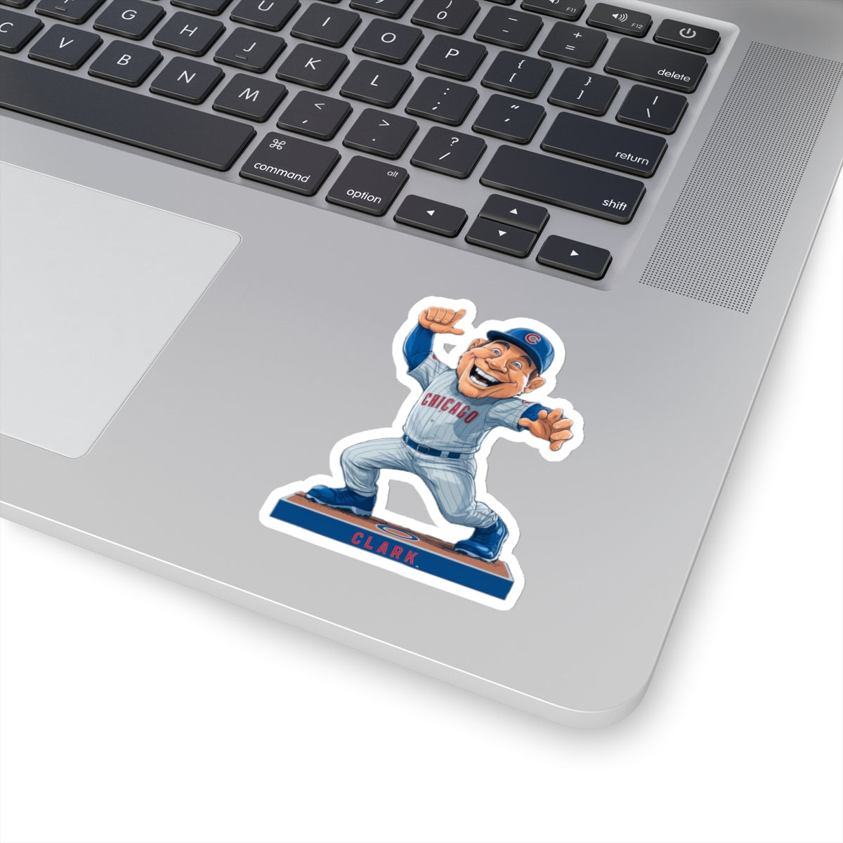 Clark the Chicago Cubs Mascot Sticker | MLB Cartoon Vinyl Decal | Perfect for Laptops, Water Bottles, and More