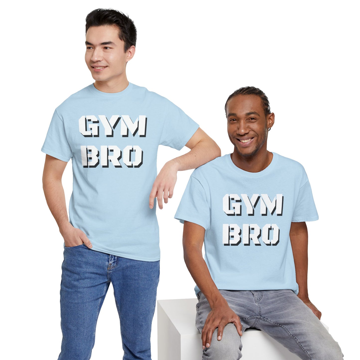 GYM BRO T-Shirt | Perfect for Gym Enthusiasts, Fitness Fanatics, and Athletes | Stylish Workout Unisex Tee | Funny Gym Shirt Gym Buddy Gift