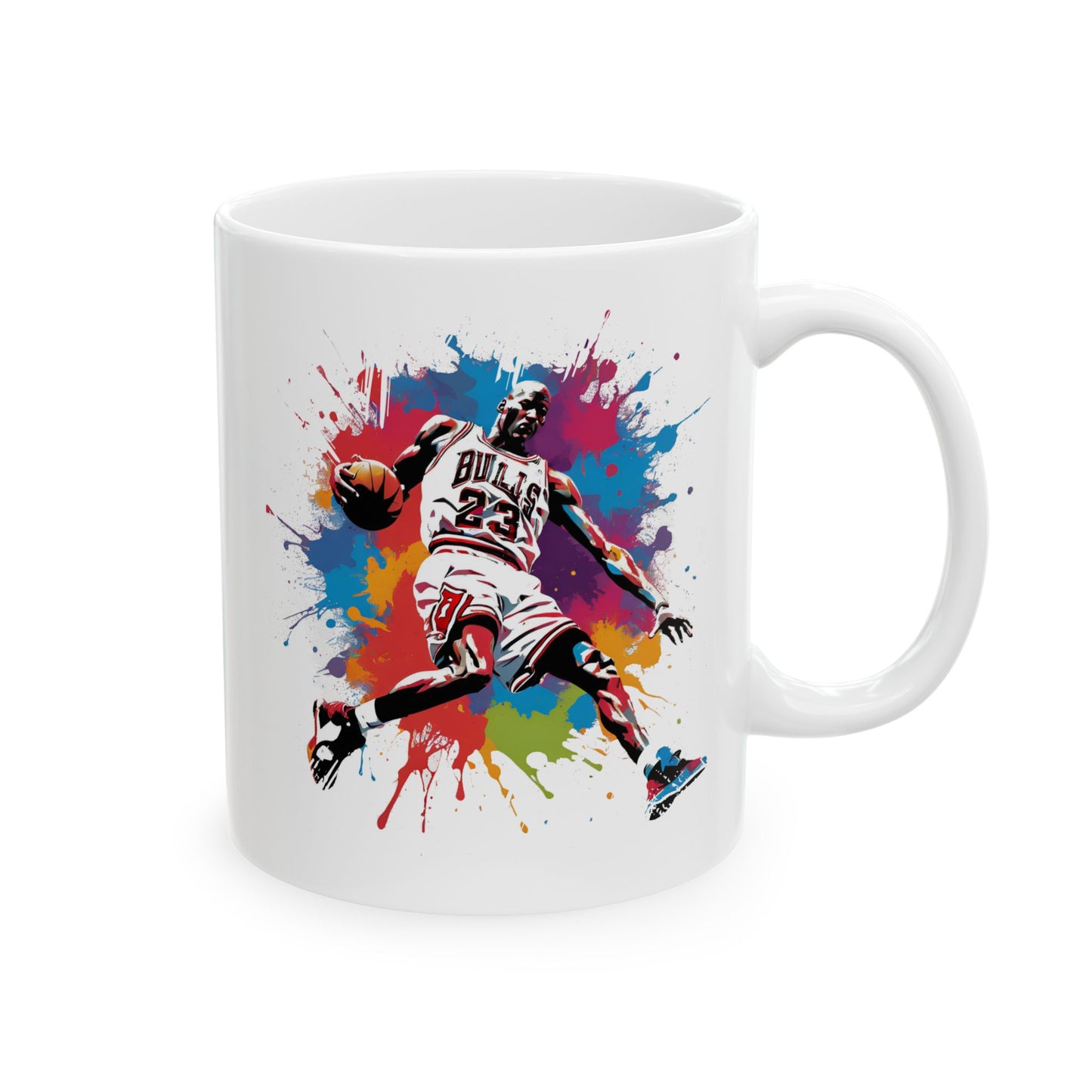 Michael Jordan Color Splash Ceramic Coffee Mug | Avaialble in 11oz and 15oz