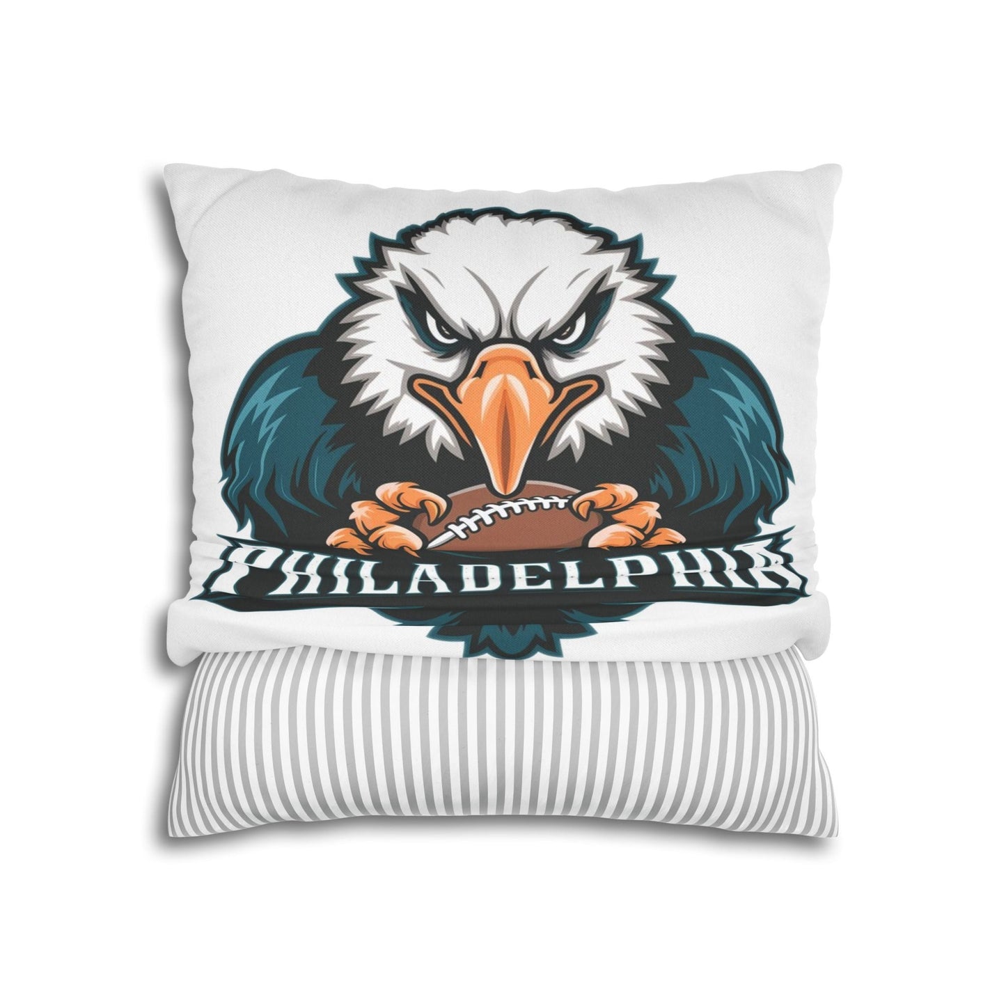 Retro Philadelphia Football Pillowcase Cover | Vintage Eagles Cover for Man Cave, Game Room | Perfect Gift for Philadelphia Football Fans