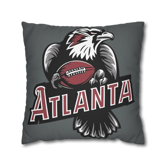 Atlanta Falcons Inspired Retro Pillowcase | Vintage Falcons Football Pillow Cover | NFL Falcons Fan Home Decor