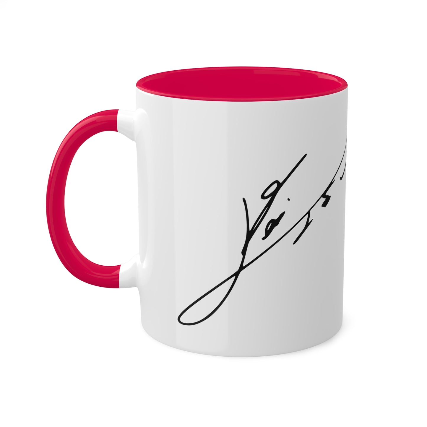 Lionel Messi Goal Celebration Mug – Iconic Barcelona Moment with Messi's Signature