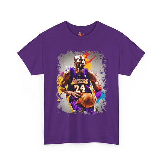 Kobe Bryant Inspired Color Splash T-Shirt | Celebrate the Legend in Style!