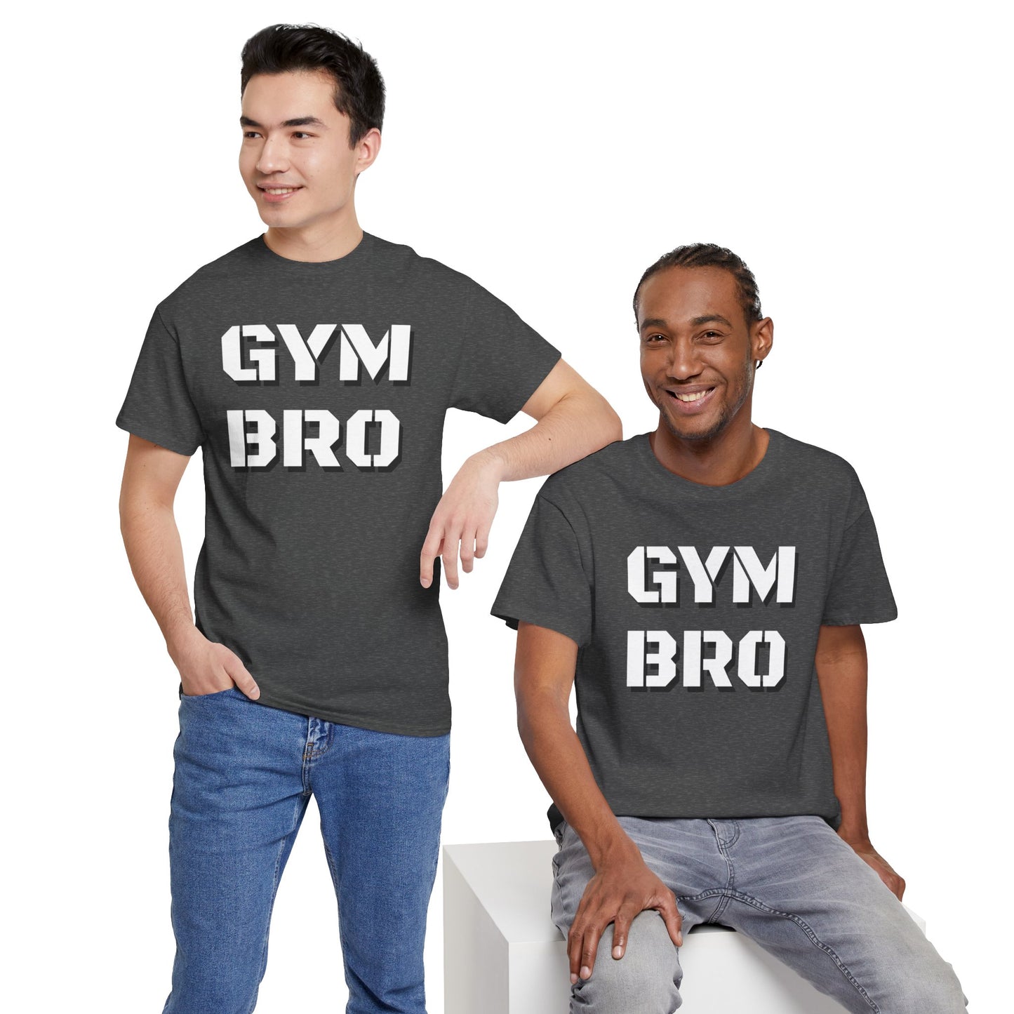 GYM BRO T-Shirt | Perfect for Gym Enthusiasts, Fitness Fanatics, and Athletes | Stylish Workout Unisex Tee | Funny Gym Shirt Gym Buddy Gift