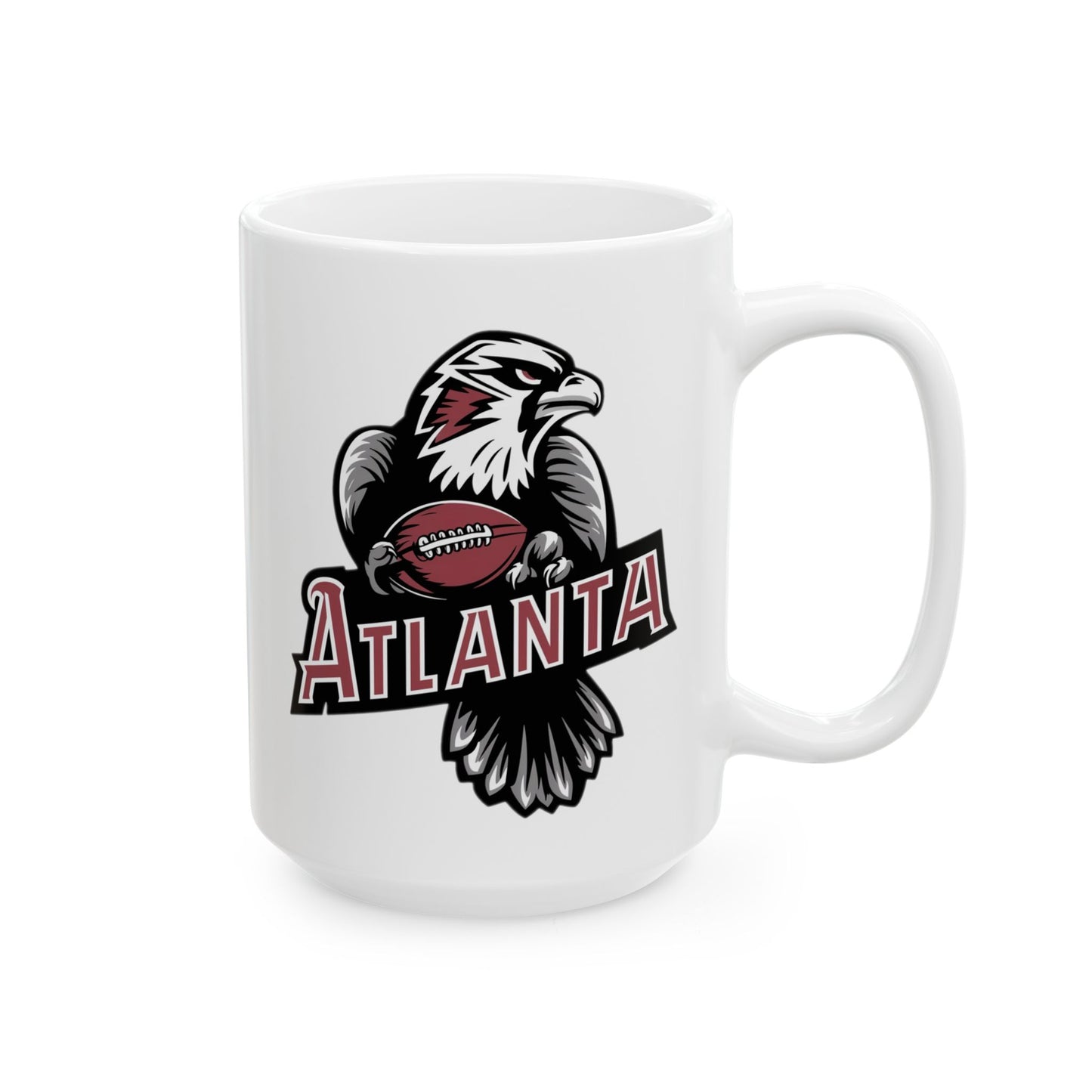 Atlanta Falcons Inspired Retro Coffee Mug | Vintage Falcons Football Cup | NFL Falcons Fan Drinkware | Colorful Drinkware