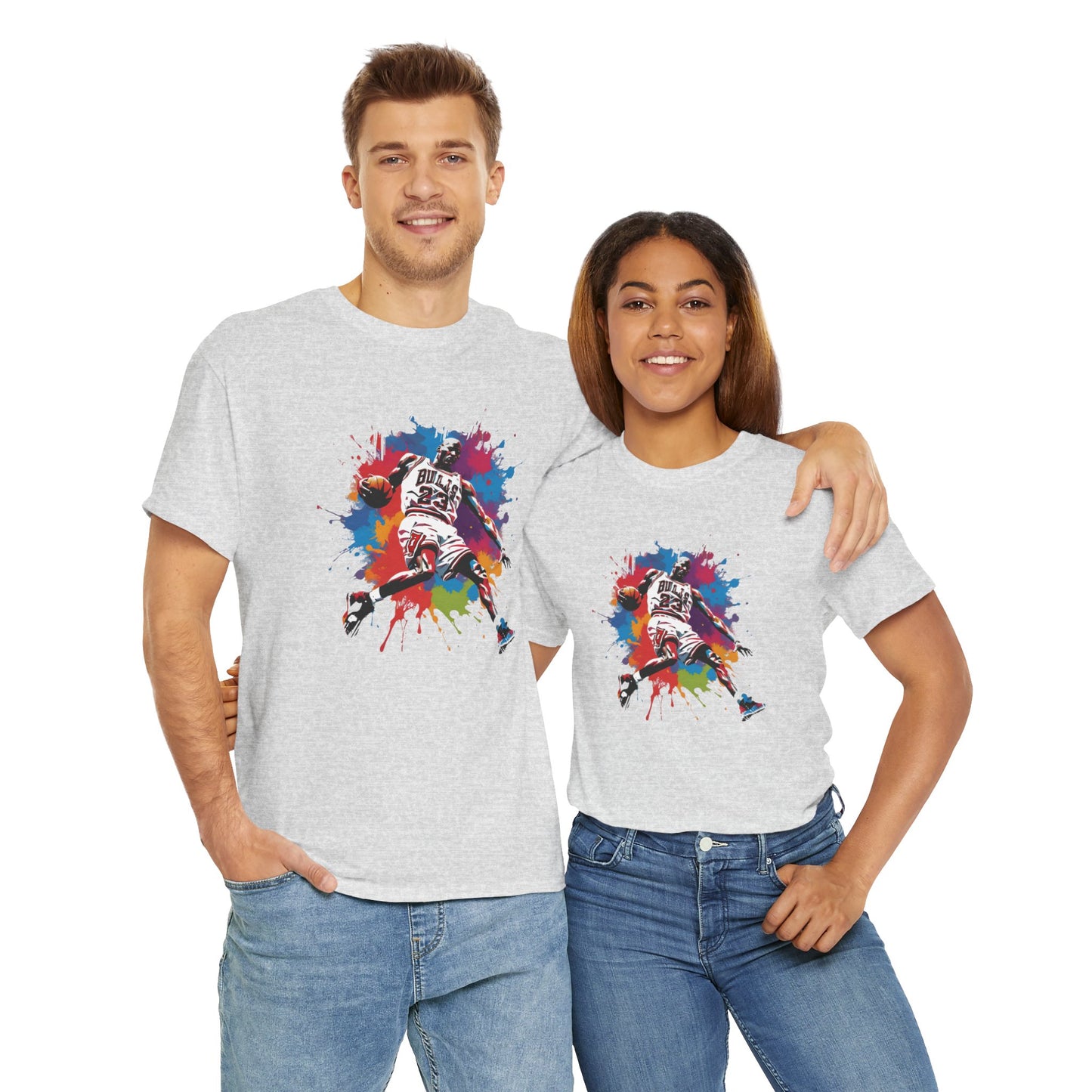 Michael Jordan color splash T-shirt | Unisex Graphic Tee | Basketball Fan Tee