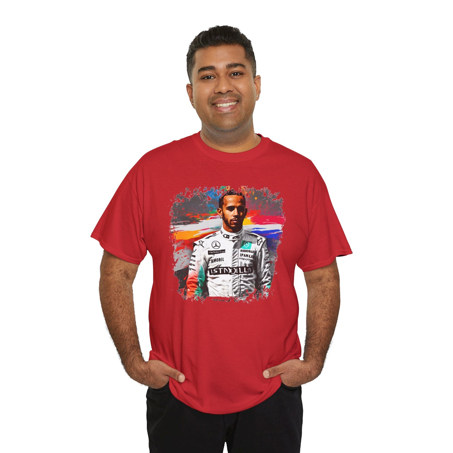 Lewis Hamilton Inspired Color Splash T-Shirt