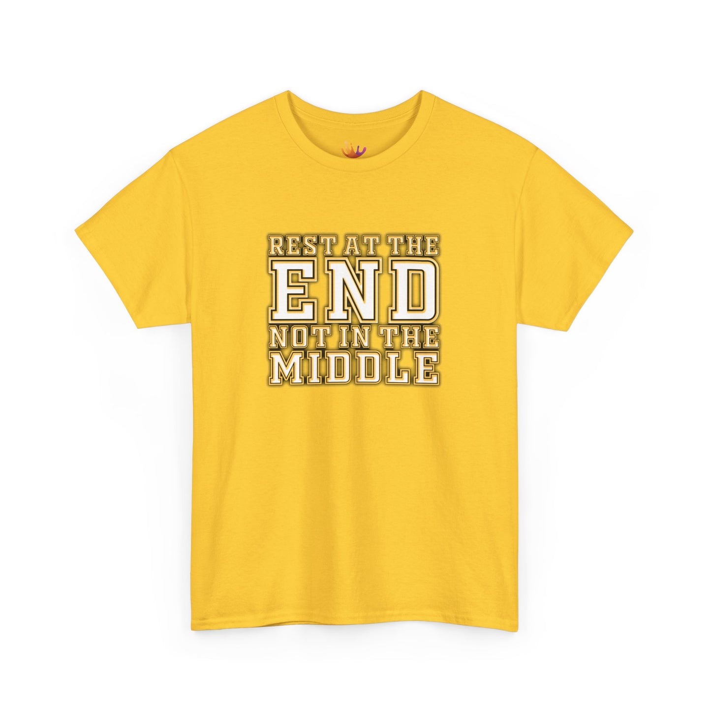 Kobe Bryant's BEST Quote Rest At The End, Not In The Middle Cotton T-shirt