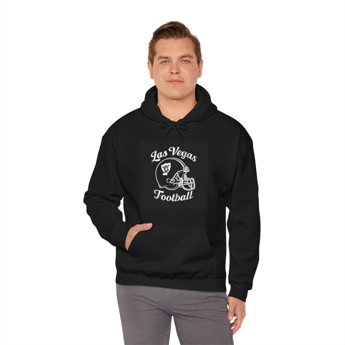 Las Vegas Football Hoodie | Retro Football Helmet Design | Warm & Stylish Raiders Fan Gear