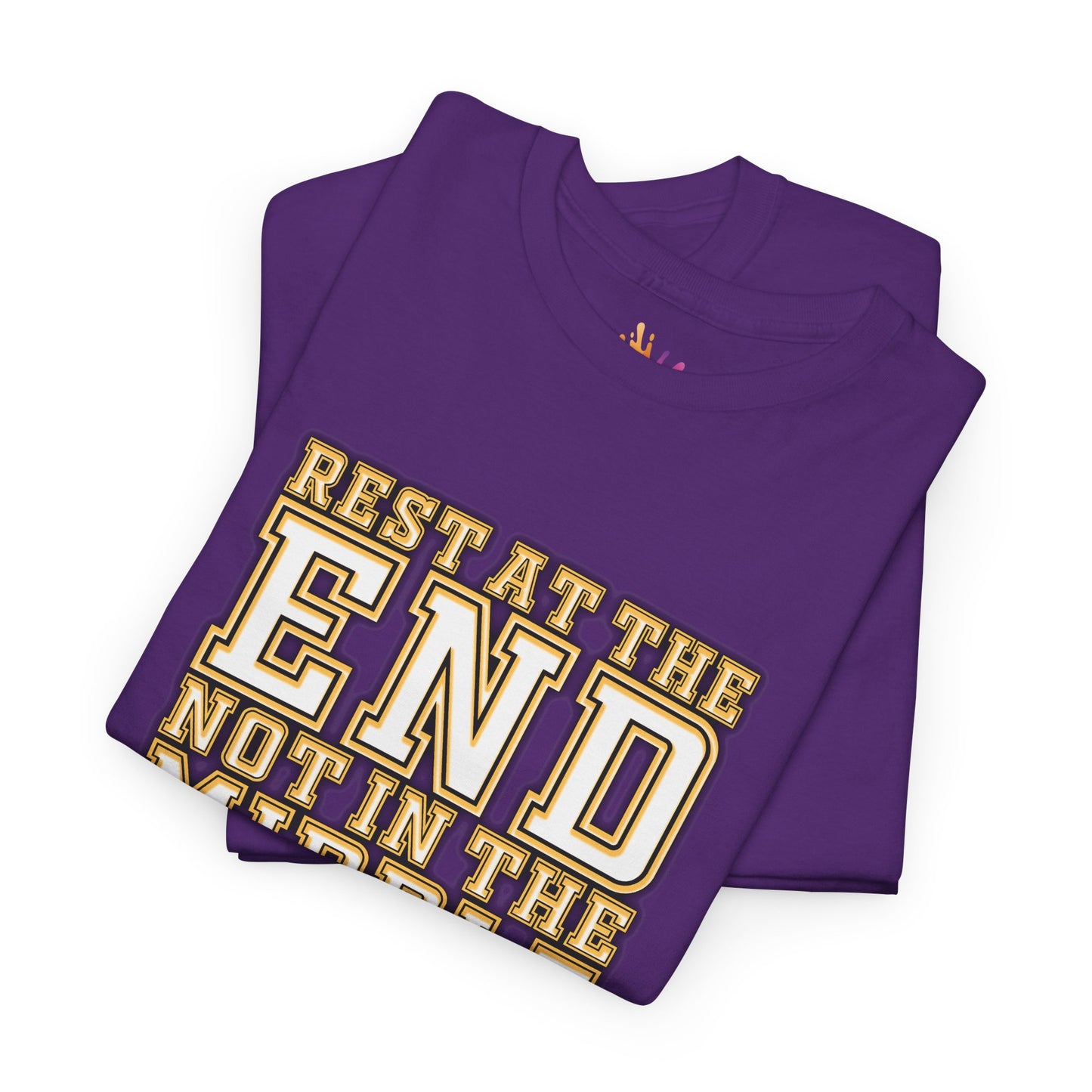 Kobe Bryant's BEST Quote Rest At The End, Not In The Middle Cotton T-shirt