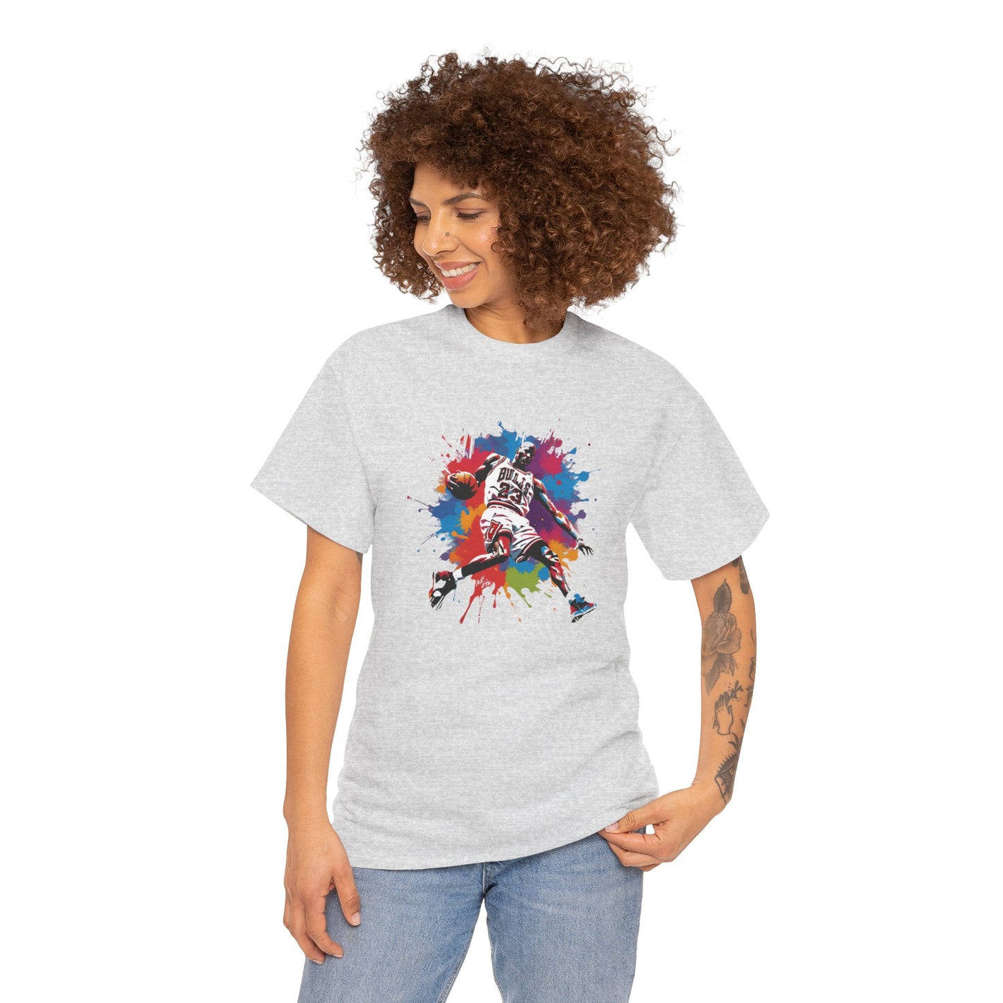 Michael Jordan color splash T-shirt | Unisex Graphic Tee | Basketball Fan Tee