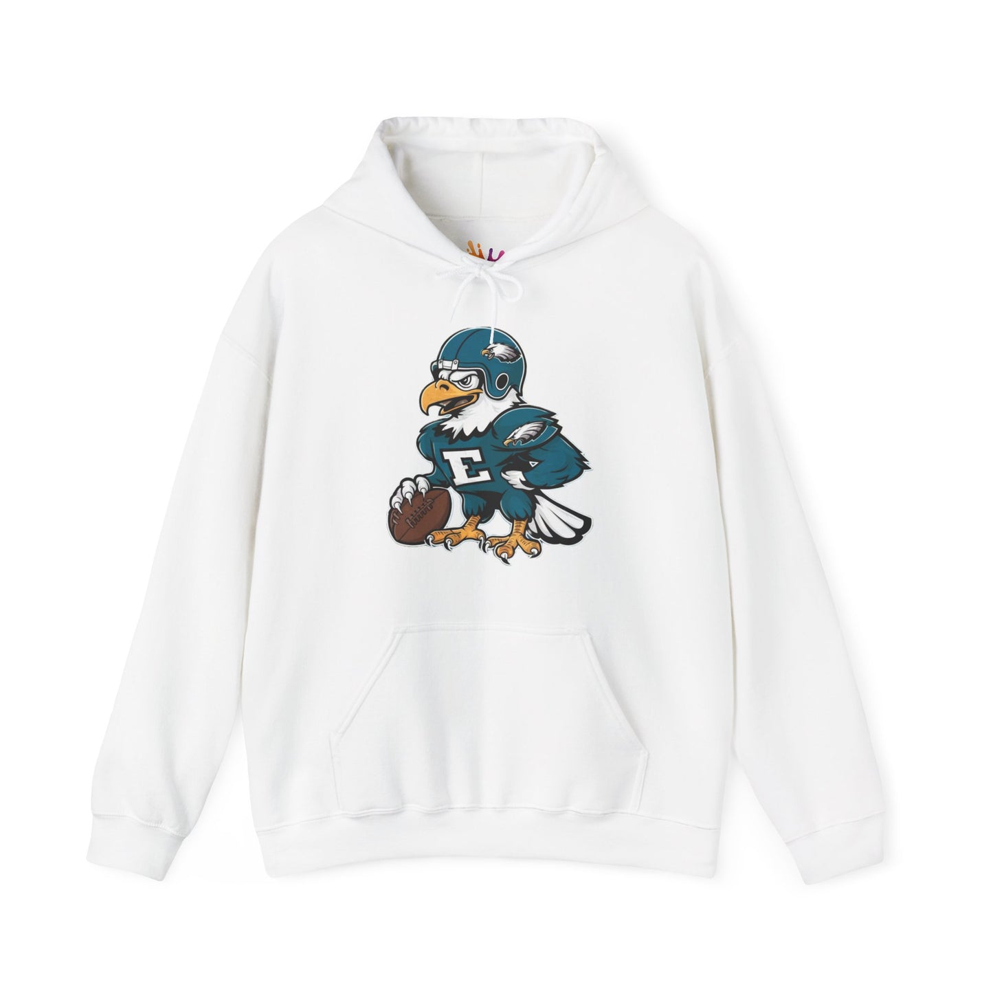 Philadelphia Eagles Vintage Football Hoodie | Retro Eagles Graphic Pullover | NFL Eagles Fan Gear | The Birds Pollover Hoodie