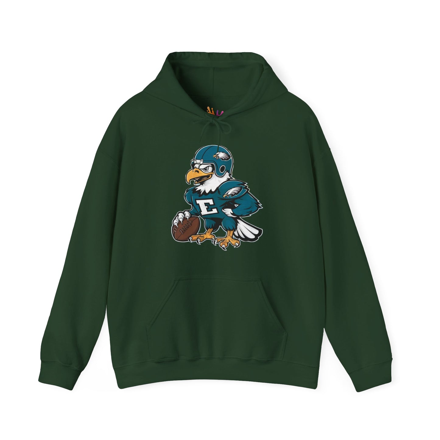 Philadelphia Eagles Vintage Football Hoodie | Retro Eagles Graphic Pullover | NFL Eagles Fan Gear | The Birds Pollover Hoodie