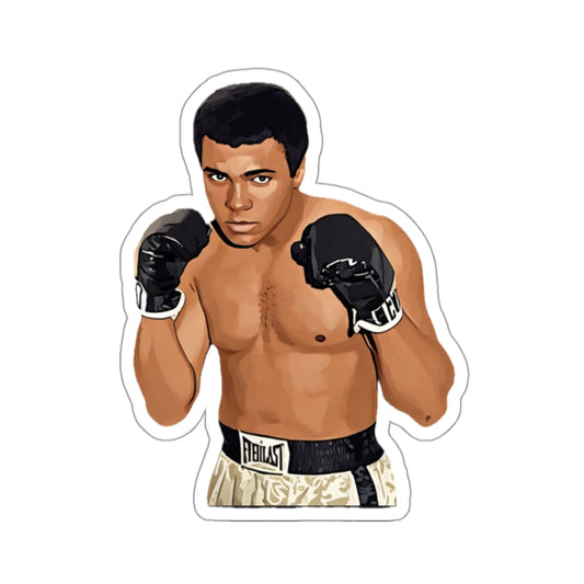 Muhammad Ali Boxing Sticker | The Greatest Vinyl Decal | Iconic Sports Figure Art for Fans