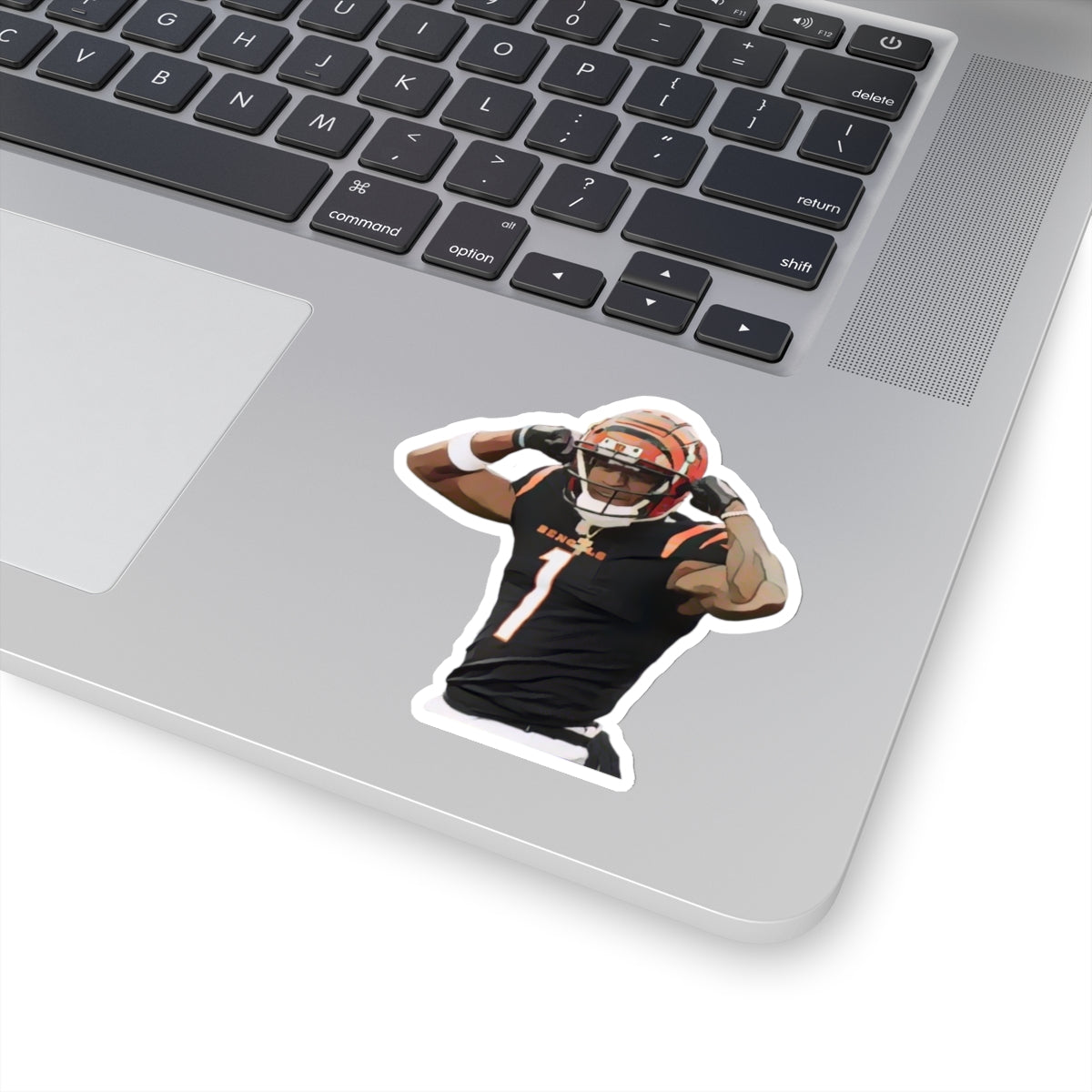 Ja'Marr Chase Waterproof Sticker | NFL Bengals Star for Water Bottles, Laptops & More