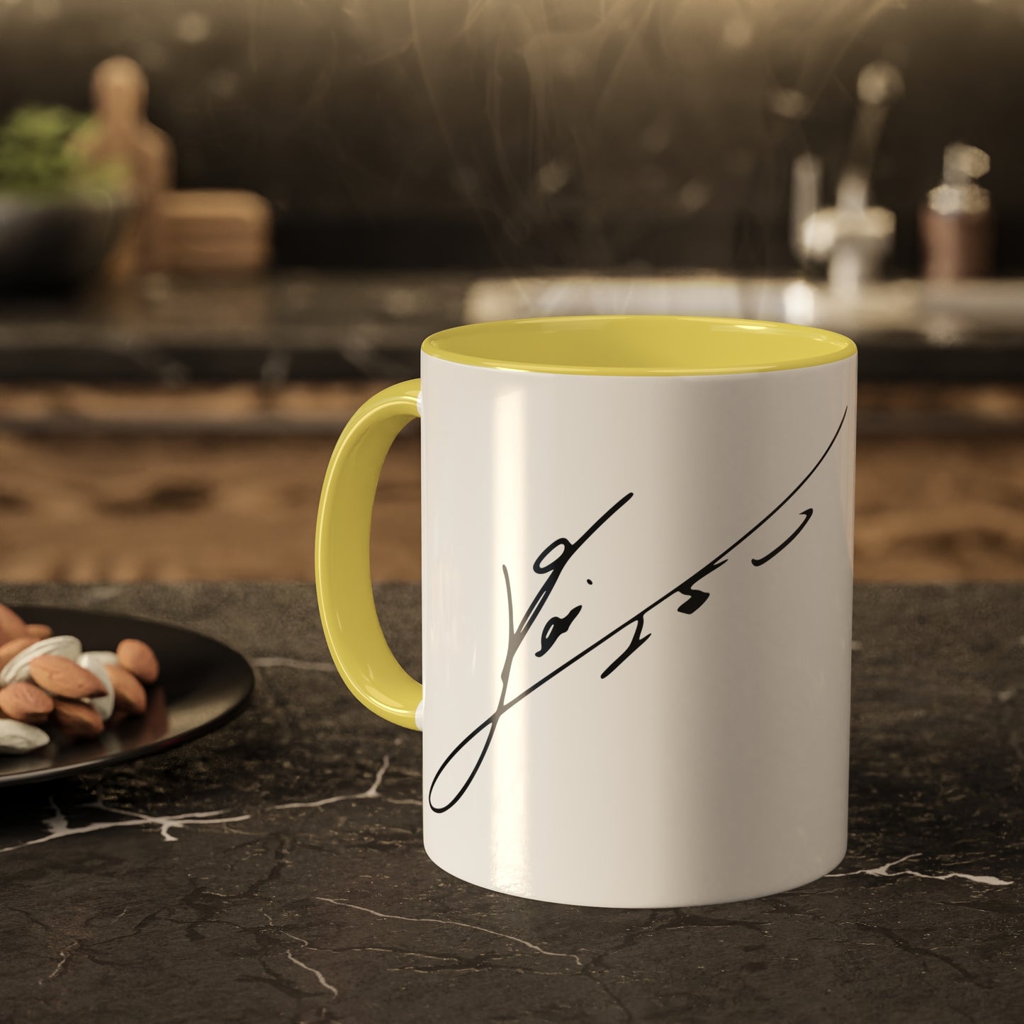 Lionel Messi Goal Celebration Mug – Iconic Barcelona Moment with Messi's Signature