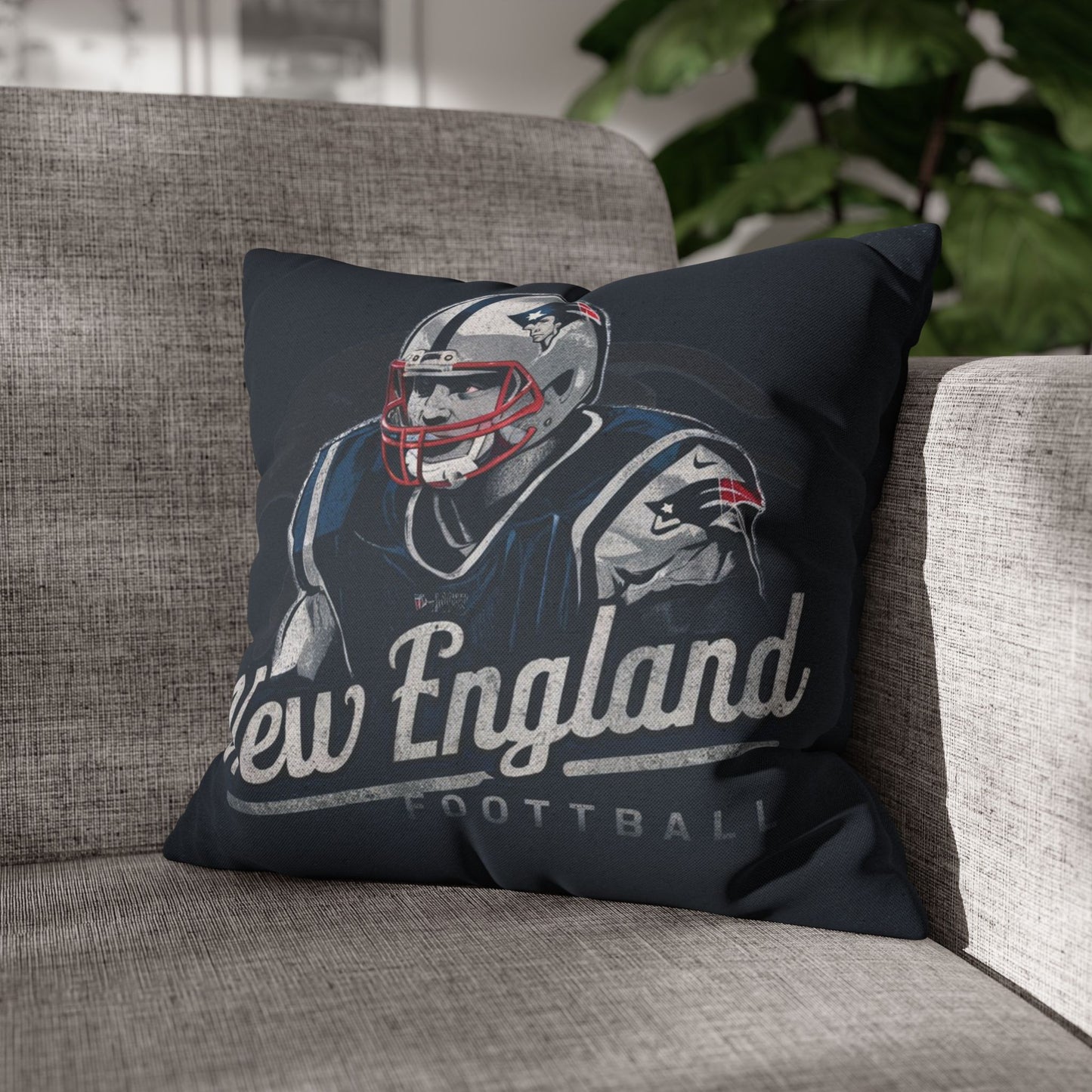 New England Football Team Pillow Covers | New England PatriotsInspired Decor | Perfect Gift for NFL Fans | Man Caves, Game Rooms, Dorm Rooms