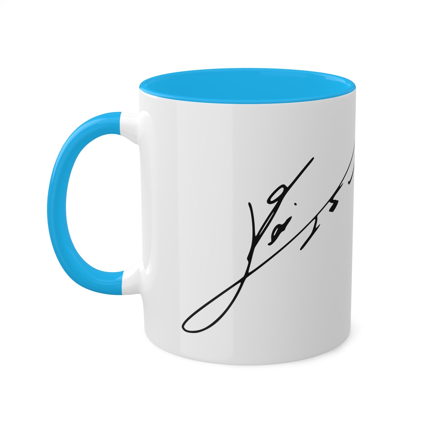 Lionel Messi Goal Celebration Mug – Iconic Barcelona Moment with Messi's Signature