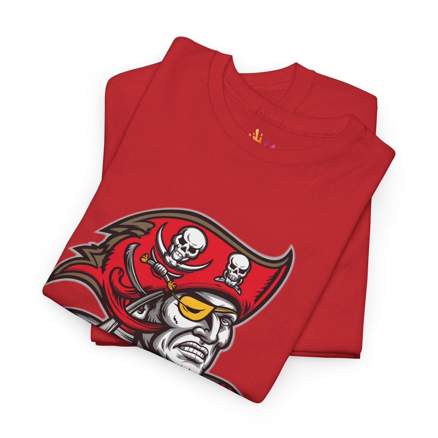 Tampa Bay Buccaneers Retro Pirate T-Shirt | NFL Football Fan Tee | Buccaneers Vintage Logo Shirt | Gift for Bucs Fan | Unisex Sports Apparel