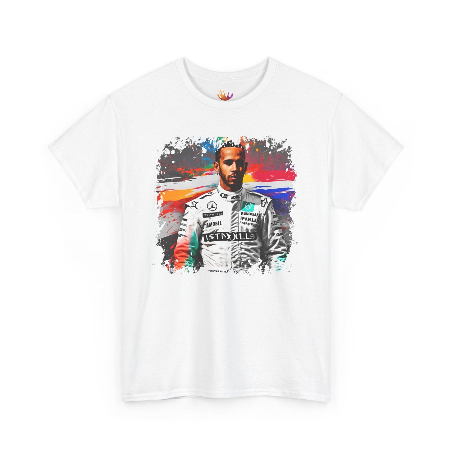 Lewis Hamilton Inspired Color Splash T-Shirt