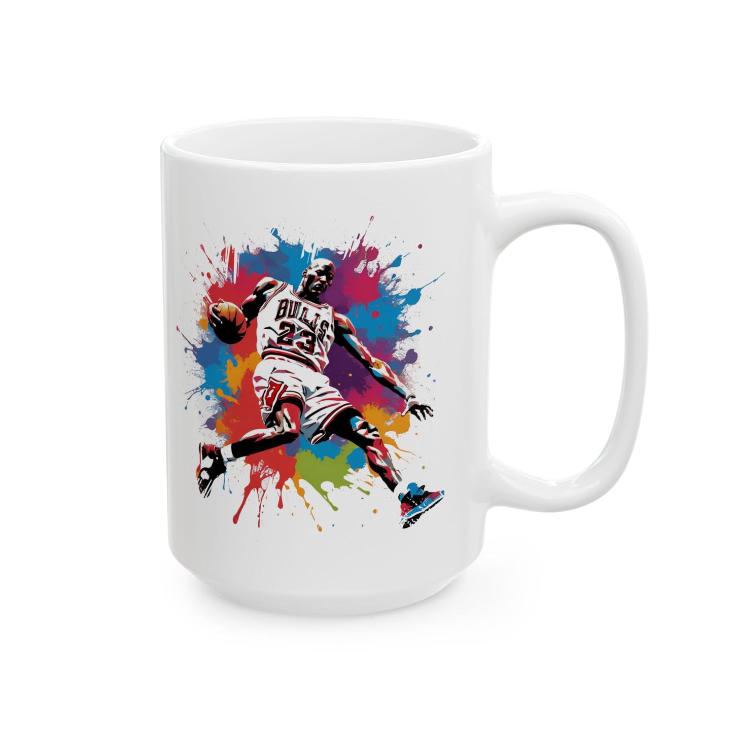 Michael Jordan Color Splash Ceramic Coffee Mug | Avaialble in 11oz and 15oz