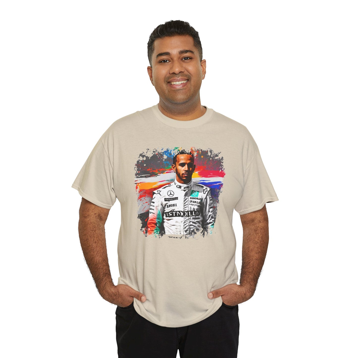 Lewis Hamilton Inspired Color Splash T-Shirt