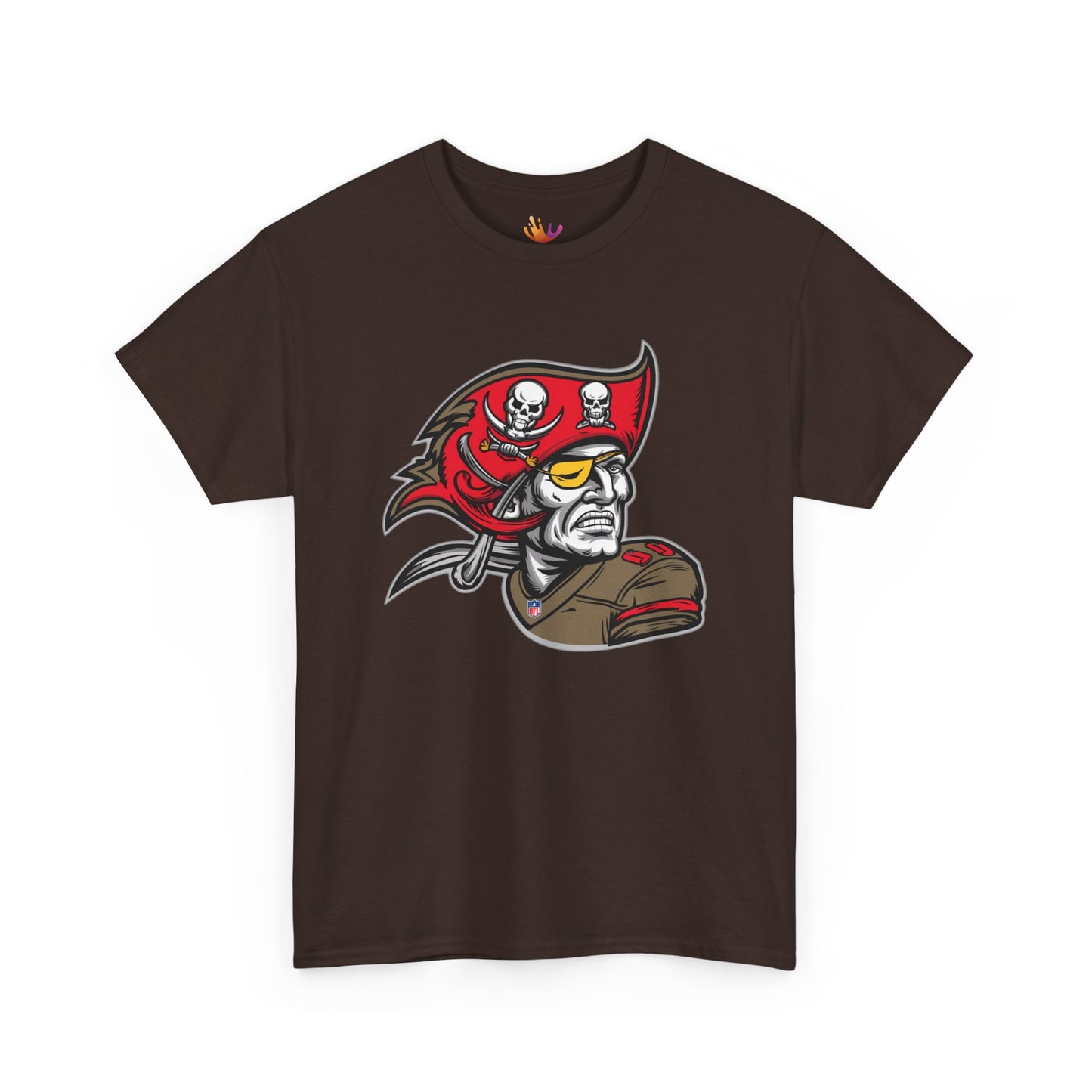 Tampa Bay Buccaneers Retro Pirate T-Shirt | NFL Football Fan Tee | Buccaneers Vintage Logo Shirt | Gift for Bucs Fan | Unisex Sports Apparel