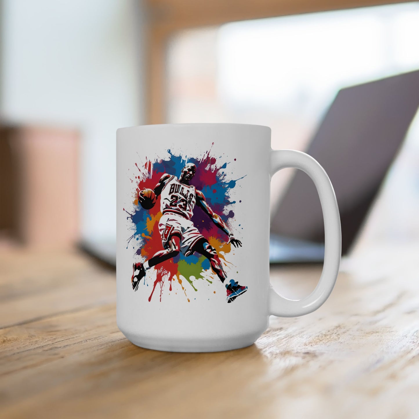 Michael Jordan Color Splash Ceramic Coffee Mug | Avaialble in 11oz and 15oz