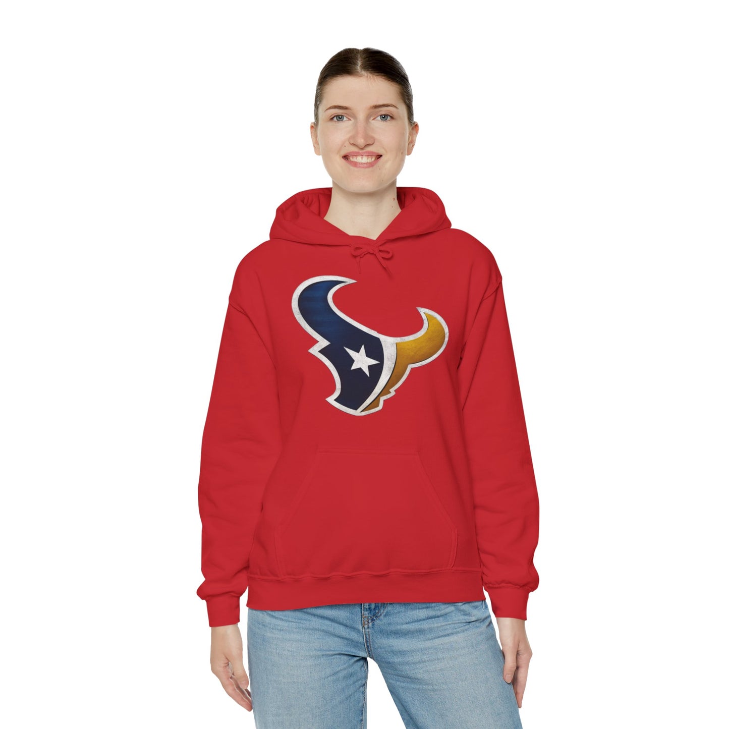 Premium Redesigned Houston Football Logo Hoodie | High-Quality Hoodie for Ultimate Comfort & Style