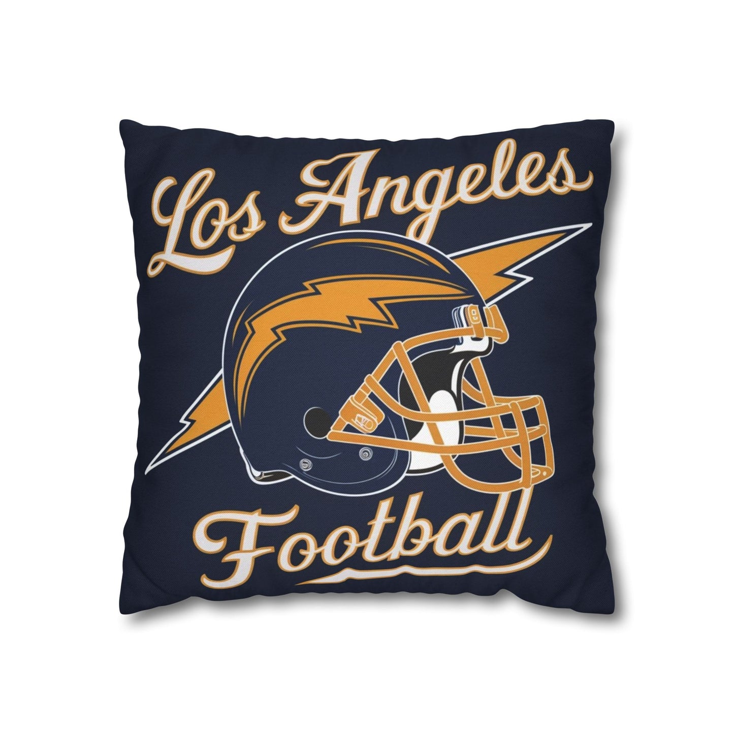 Los Angeles Football Helmet Pillow Cover | Decorative Fan Pillow Coverfor Game Rooms | Pillow Option Available