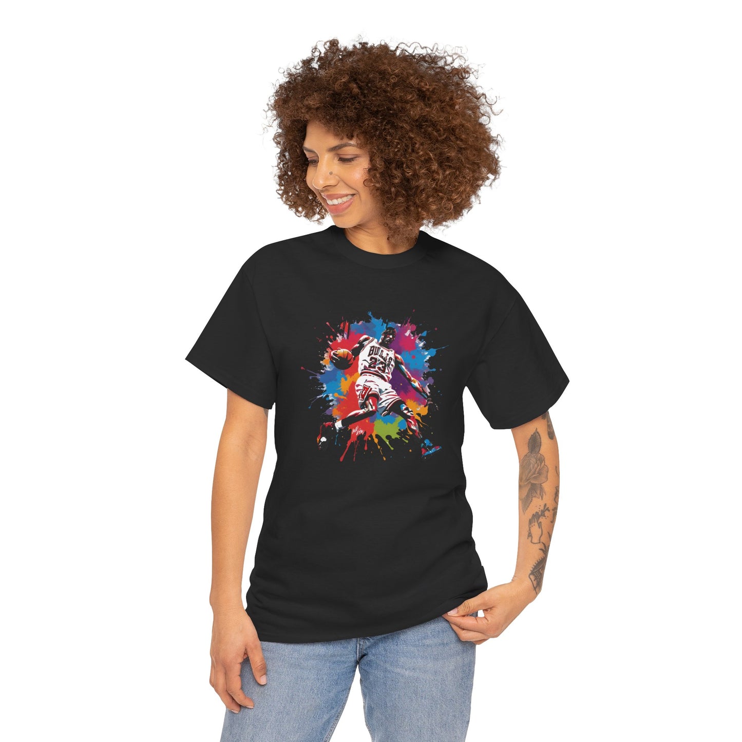 Michael Jordan color splash T-shirt | Unisex Graphic Tee | Basketball Fan Tee