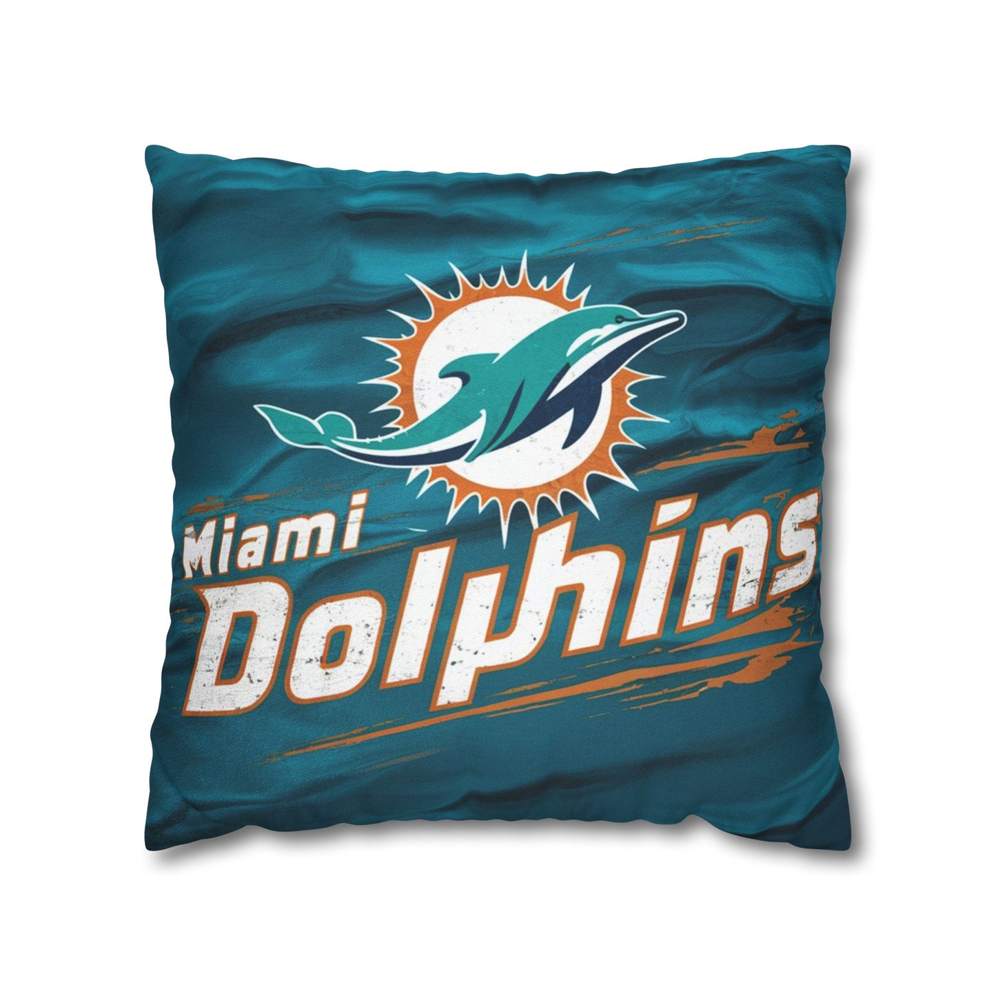 Miami Dolphins Ocean Pillow Cover